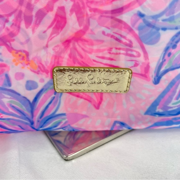 LILLY PULITZER Snappy Turtle Mesh Tote - Picture 2 of 8
